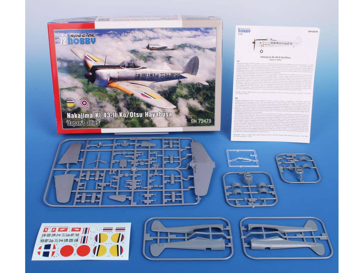 Special Hobby 1/72 Nakajima Ki-43-II Ko/Otsu Hayabusa  ‘Japan's allies’ | 8594071089214