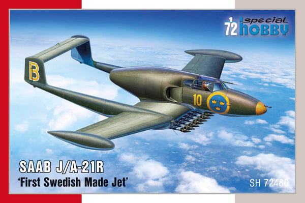 Special Hobby 1/72 SAAB J/A-21R ‘First Swedish Made Jet’