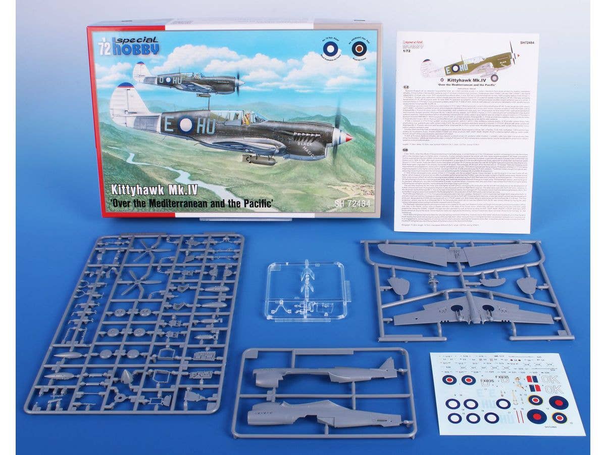 Special Hobby 1/72 Kittyhawk Mk.IV ‘Over the Mediterranean and the Pacific’ | 8594071089498