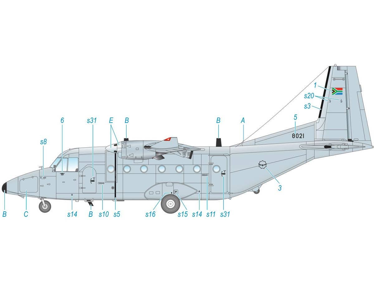 Special Hobby 1/72 CASA C-212-300/400 ‘Long Nosed Casas’ | 8594071089641