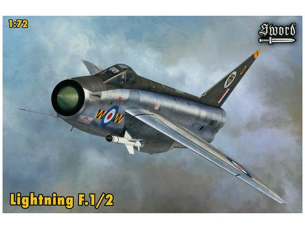 Sword Models 1/72 Lightning F1, Aircraft [Re-issued kits LTD 500pcs with new masks] | 8596444720816