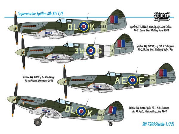 Sword Models 1/72 Spitfire Mk.XIV C/E | 8592977720958