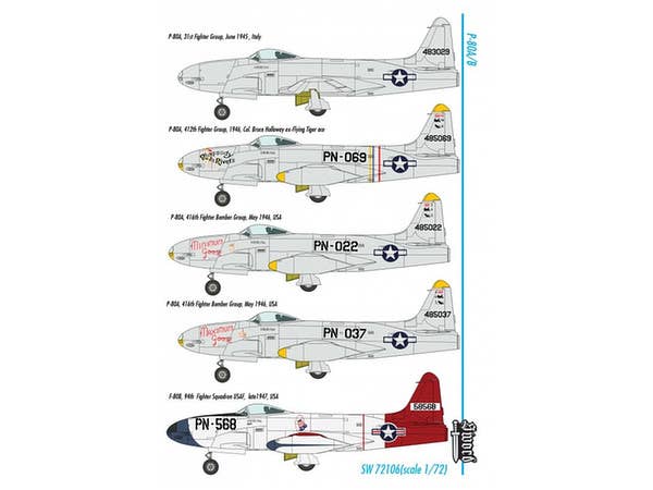 Sword Models 1/72 P-80A/B, Aircraft | 8592977721061