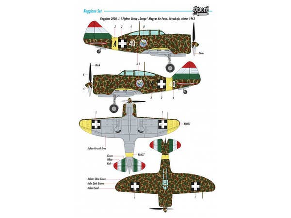 Sword Models 1/72 Reggiane fighters, Aircraft | 8592977721108