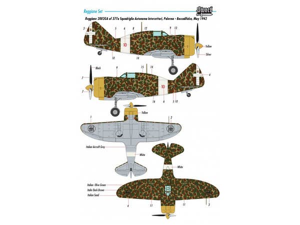 Sword Models 1/72 Reggiane fighters, Aircraft | 8592977721108