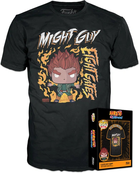 Funko Naruto - POP! Boxed Tee 8 Gates Guy Heren T-shirt | 889698666602