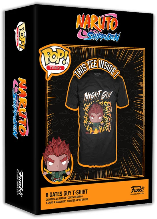 Funko Naruto - POP! Boxed Tee 8 Gates Guy Heren T-shirt | 889698666602