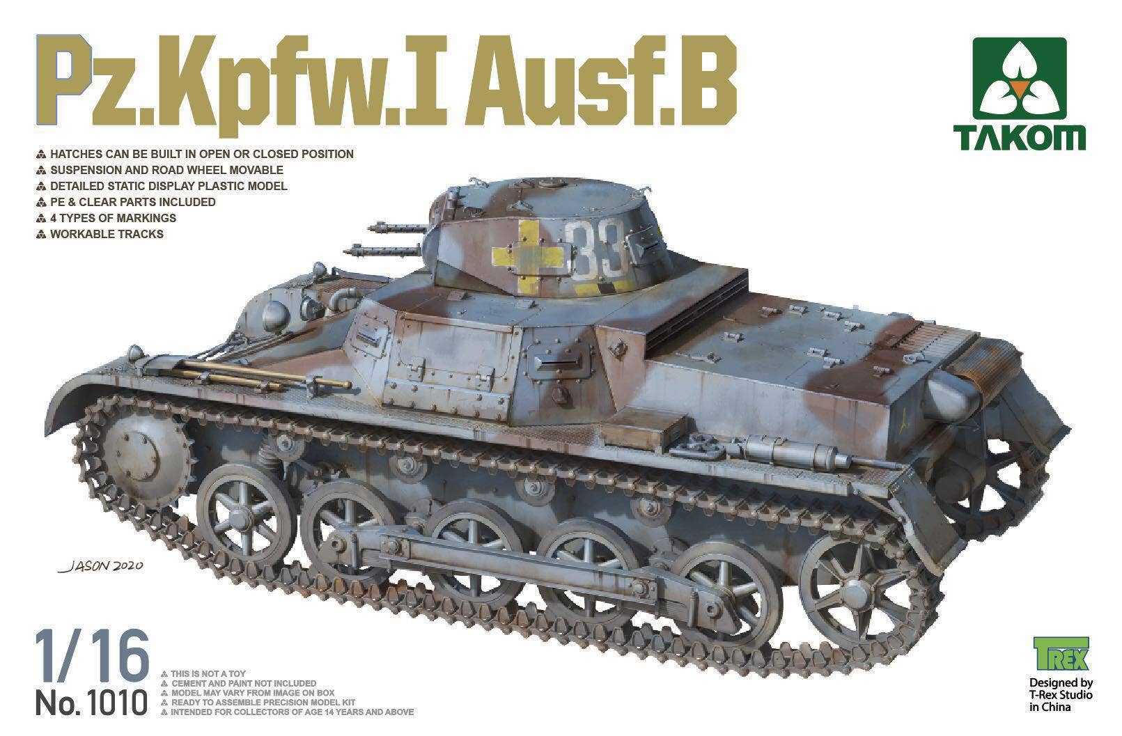 Takom 1/16 Pz.Kpfw.I Ausf.B | 4897051421696