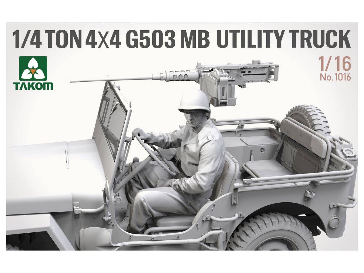 Takom 1/16 scale 1/4 Ton 4x4 G503 MB Utility Truck | 4897051422334