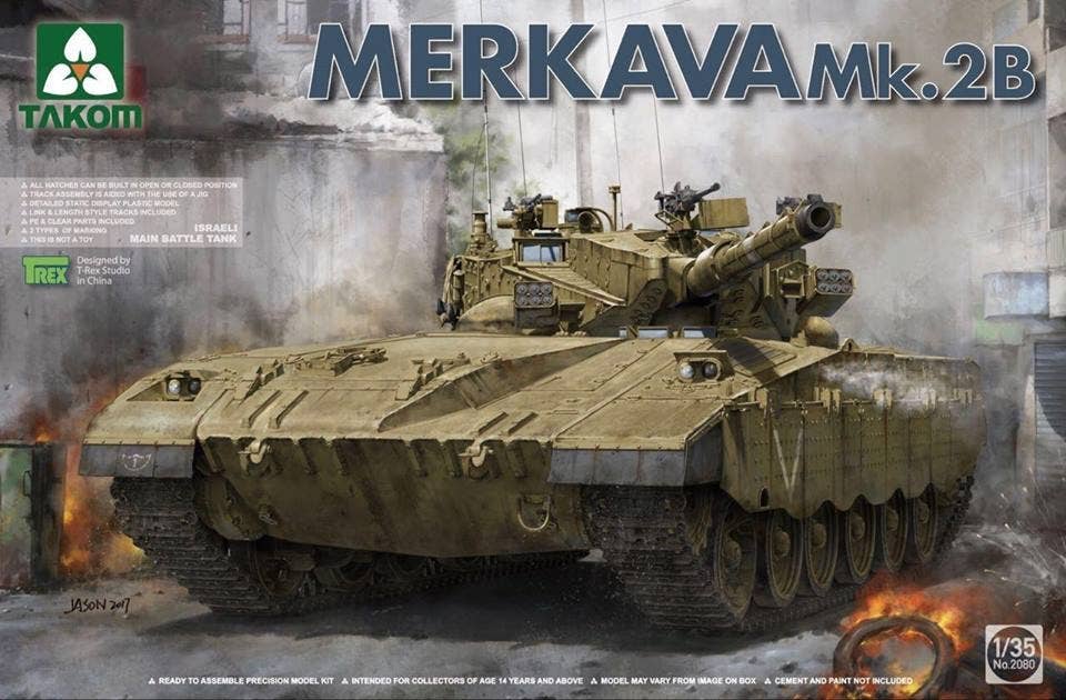 Takom 1/35 Israeli Main Battle Tank Merkava Mk.2B | 4897051421115
