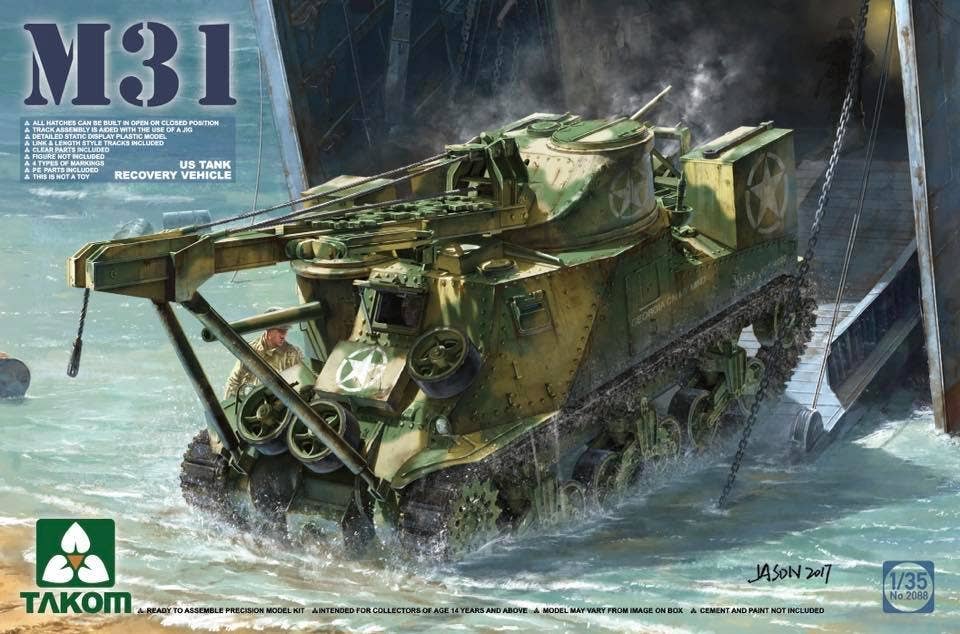 Takom 1/35 M31 US Tank Recovery Vehicle | 4897051421030