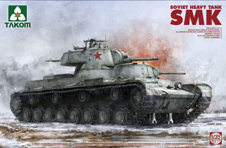 Takom 1/35 Soviet Heavy Tank SMK | 4897051421276