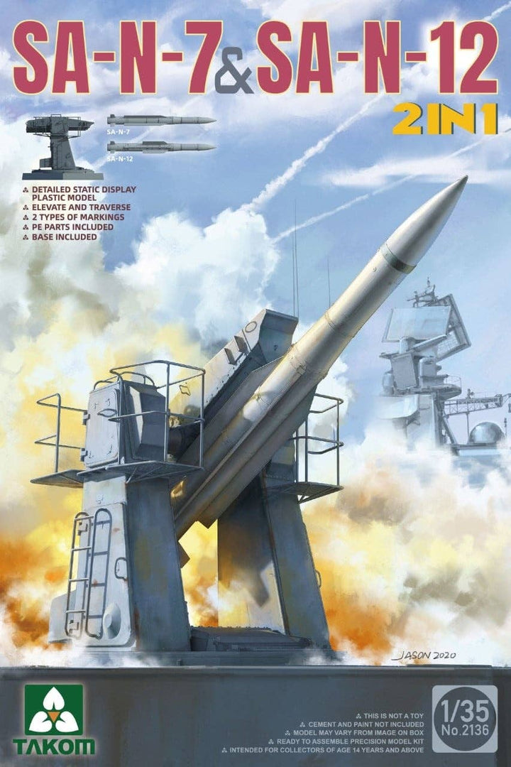 Takom 1/35 SA-N-7 & SA-N-12 (2 in 1) | 4897051421801