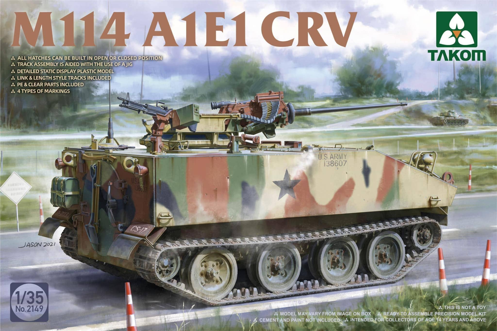 Takom 1/35 M114 A1E1 CRV | 4897051422129