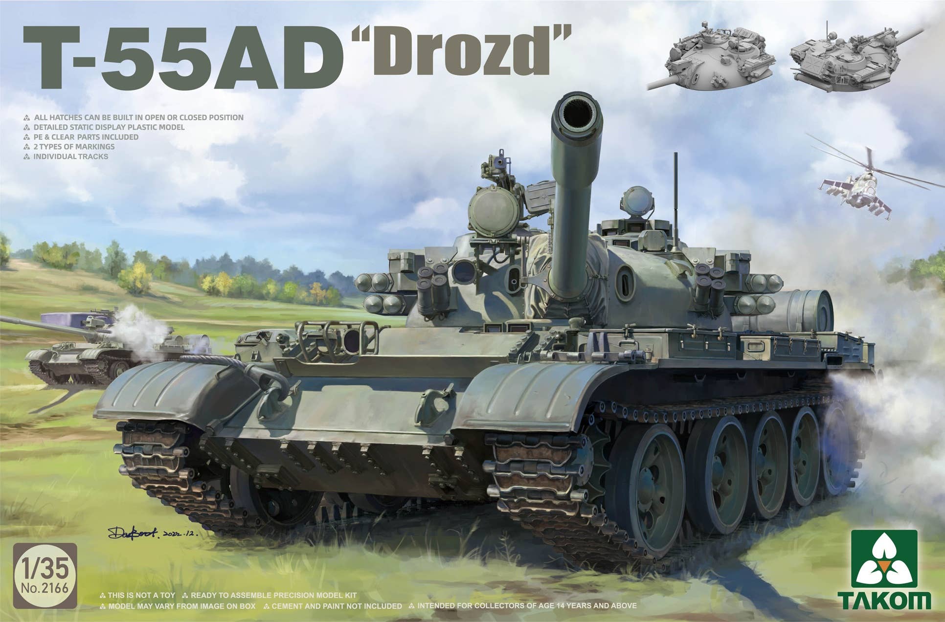Takom 1/35 T-55AD "Drozd" | 4897051422549