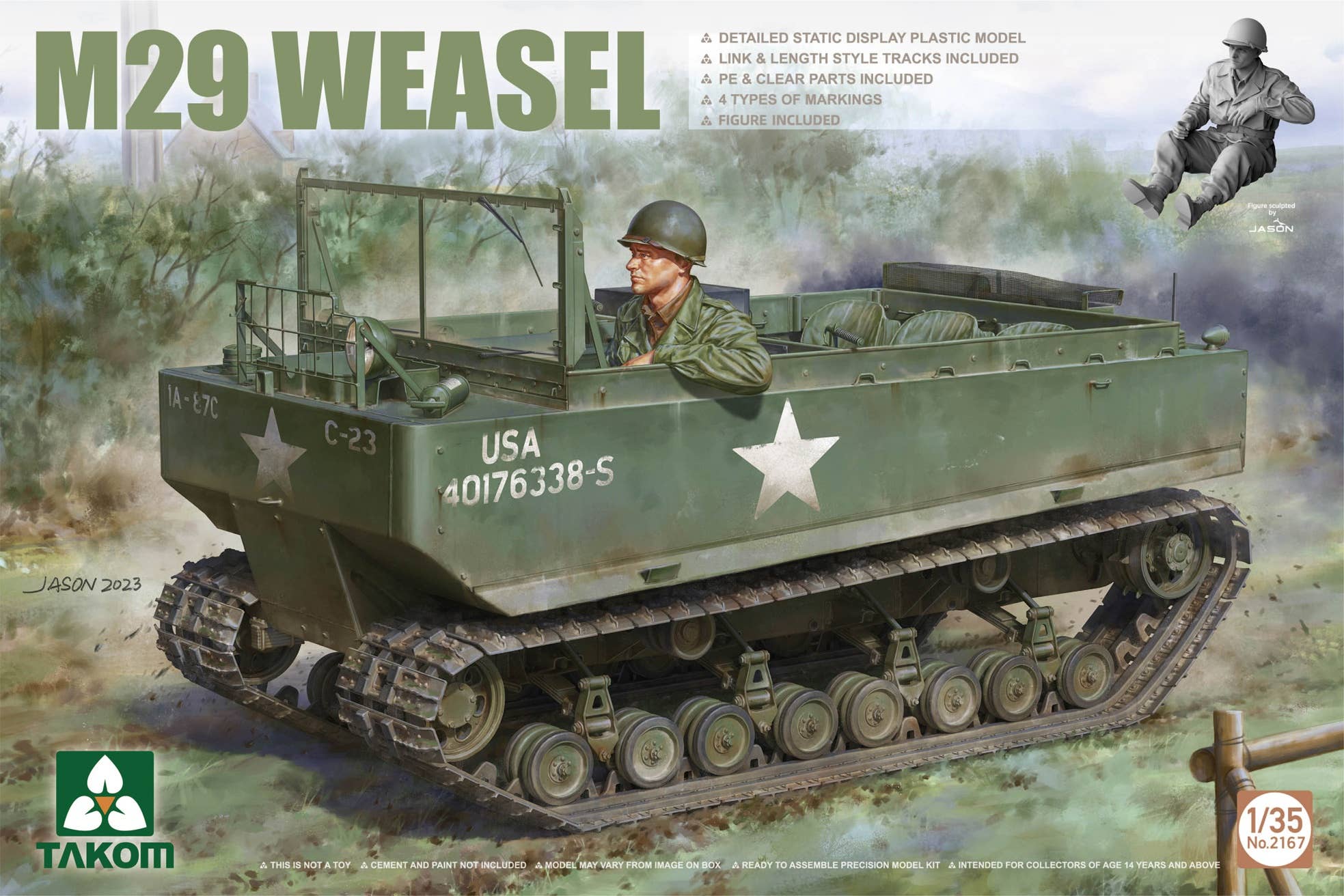 Takom 1/35 M29 WEASEL | 4897051422730