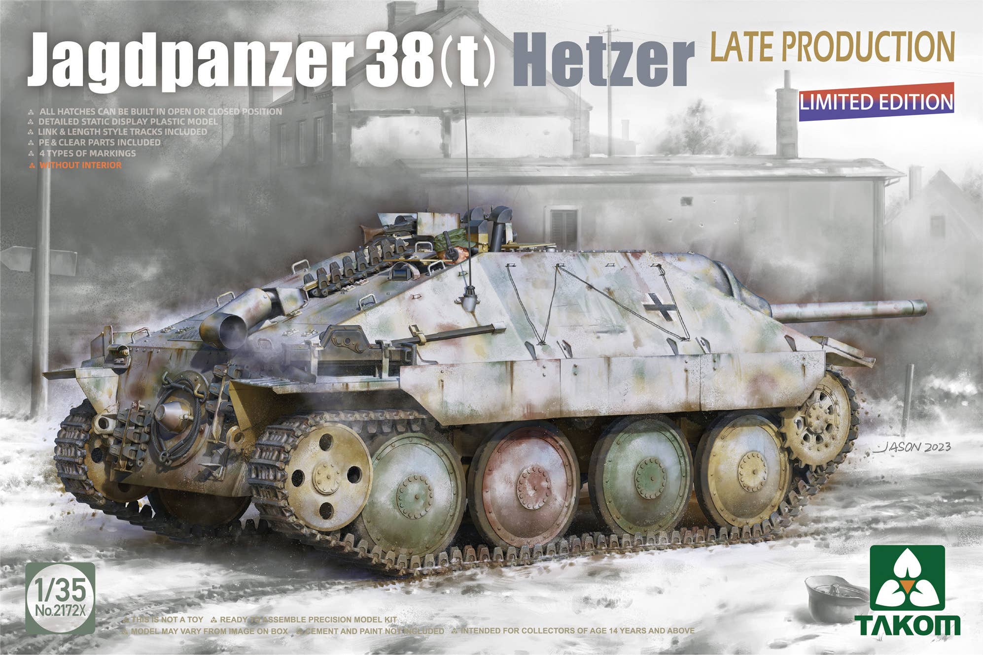 Takom 1/35 Jagdpanzer 38(T) Hetzer Late Production (Limited Edition) | 4897051422853