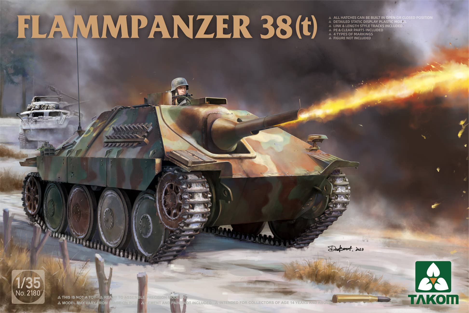 Takom 1/35 Flammpanzer 38(t) | 4897051423003