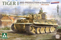 Takom 1/35 Tiger I Mid-Production w/Zimmerit Sd.Kfz.181 Pz.Kpfw.VI Ausf.E Otto Carius (Limited edition) | 4897051422952