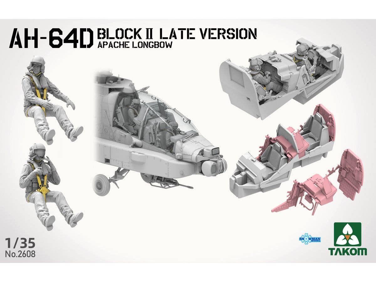 Takom 1/35 AH-64D Attack Helicopter Apache Longbow Block II Late Version | 4897051422815