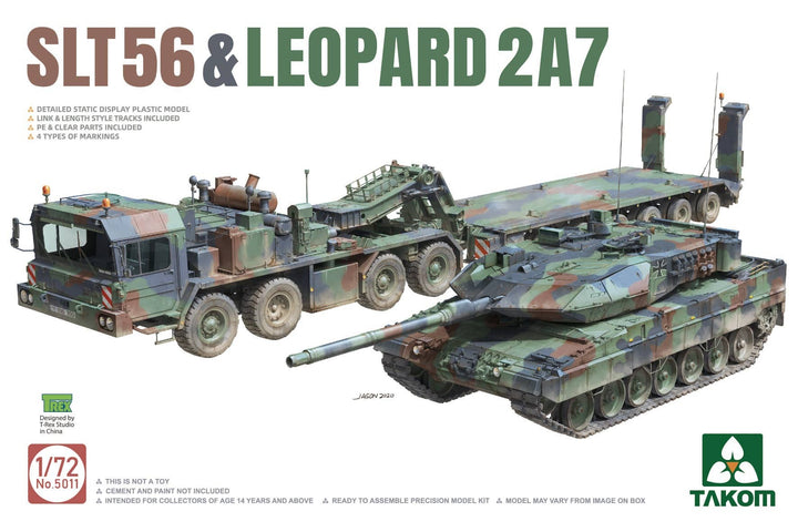 Takom 1/72 SLT56 & LEOPARD 2A7 | 4897051421832