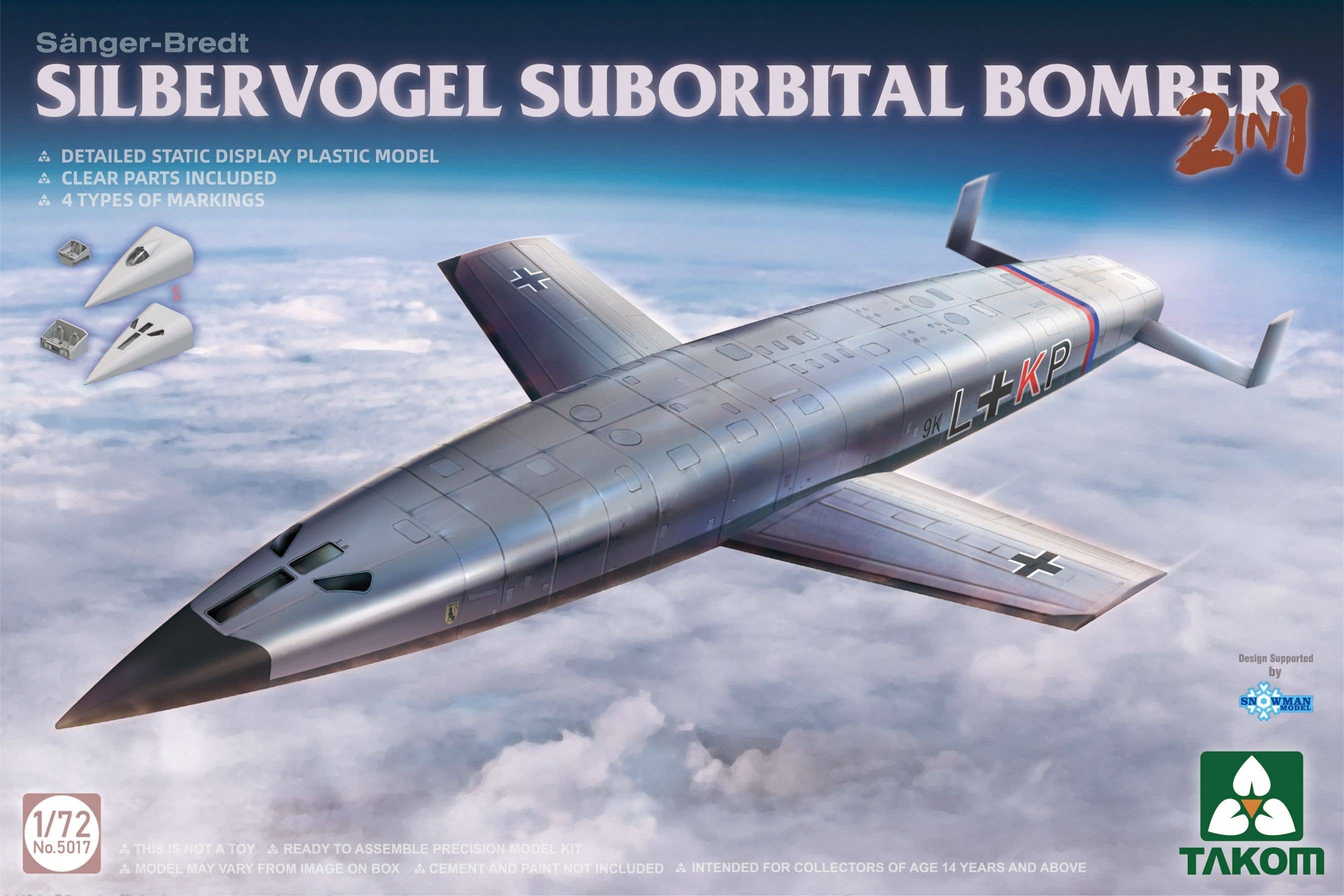 Takom 1/72 Silbervogel Suborbital Bomber | 4897051422310