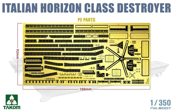 Takom 1/350 Italian Horizon Class Destroyer  D553 Andrea Doria / D554 Caio Duilio