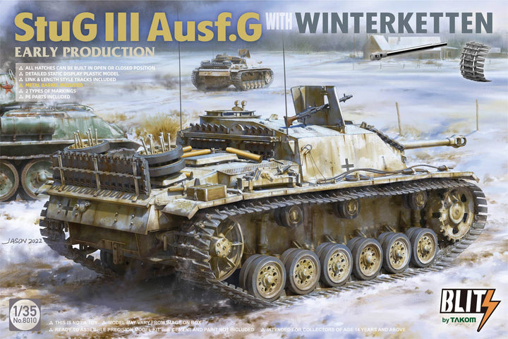 Takom 1/35 Stug.III Ausf.G Early Production With Winterketten | 4897051422495
