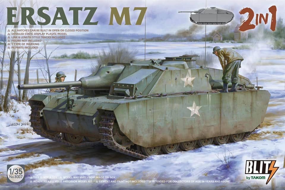 Takom 1/35 Ersatz M7 2 In 1 | 4897051422181