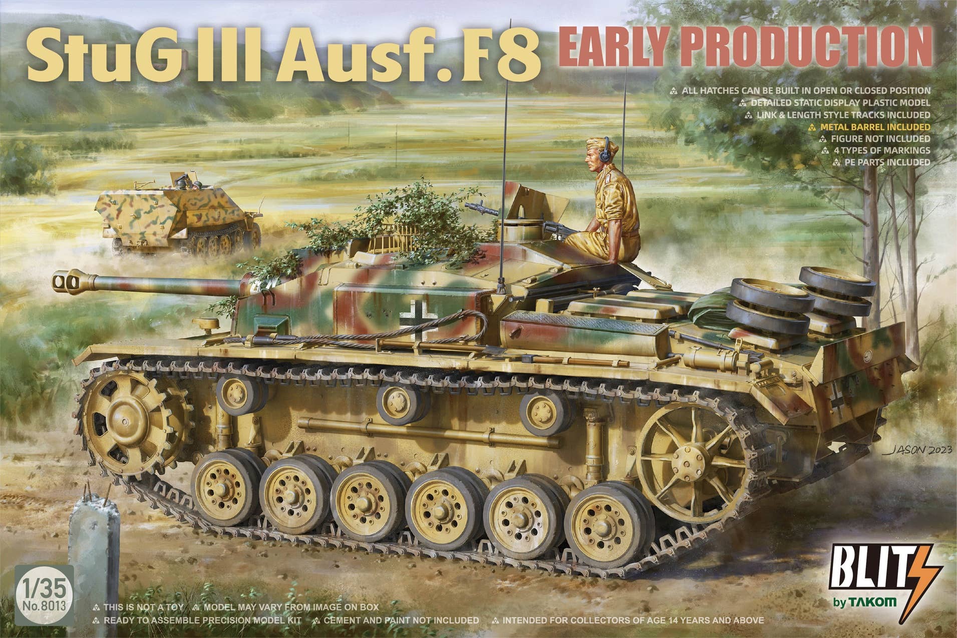Takom 1/35 StuG III Ausf.F8 Early Prodution | 4897051422648