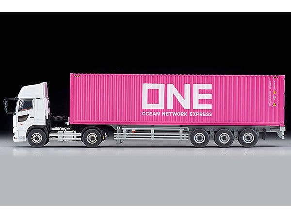 Tomica Limited Vintage 1/64 LV-N292B Hino Profia 40ft Marine Container Trailer One | 4543736256021