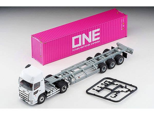 Tomica Limited Vintage 1/64 LV-N292B Hino Profia 40ft Marine Container Trailer One | 4543736256021