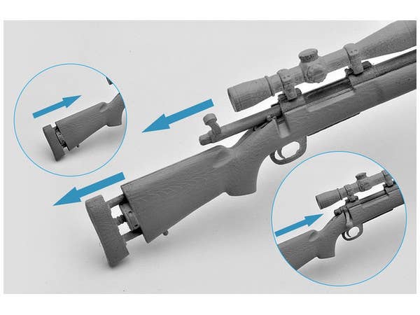 TomyTec Little Armory 1/12 LA021 M24SWS Type Sniper Rifle | 4543736264248