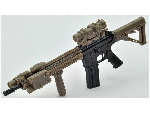 TomyTec Little Armory 1/12 LA037 M4A1 SOPMOD Block 2 Type Rifle | 4543736268604