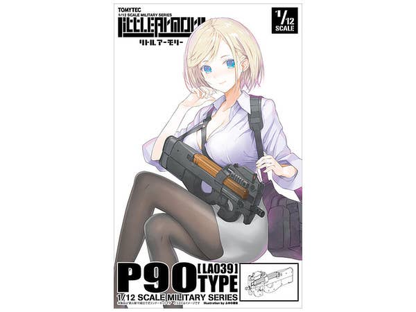 TomyTec Little Armory 1/12 LA039 P90 Firearm | 4543736288374