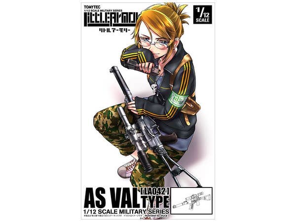 TomyTec Little Armory 1/12 LA042 AS VAL Type Rifle | 4543736288381