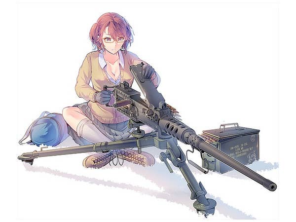 TomyTec Little Armory 1/12 LD016 Browning M2HB Machine Gun | 4543736288848