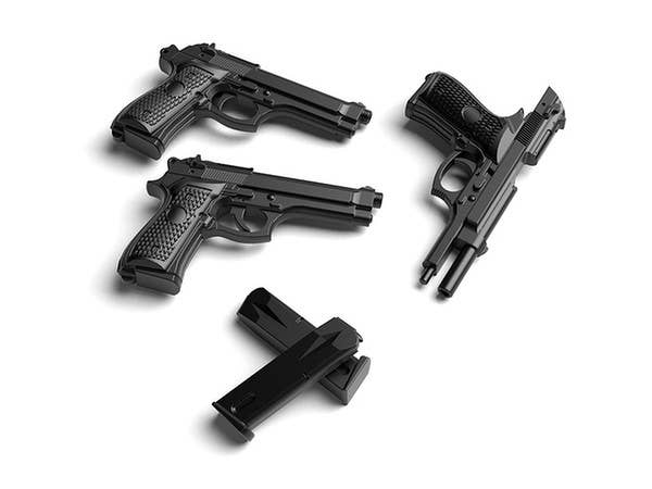 TomyTec Little Armory 1/12 LA049 M9 & M93R Type Weapons | 4543736291084