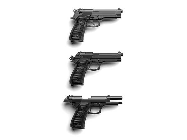 TomyTec Little Armory 1/12 LA049 M9 & M93R Type Weapons | 4543736291084