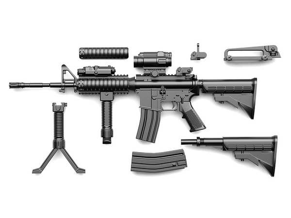 TomyTec Little Armory 1/12 LA050 M4A1 Type 2.0 Rifle | 4543736291091