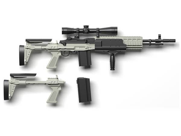 TomyTec Little Armory 1/12 LA051 Mk14 Mod0 Enhanced Battle Rifle | 4543736300397