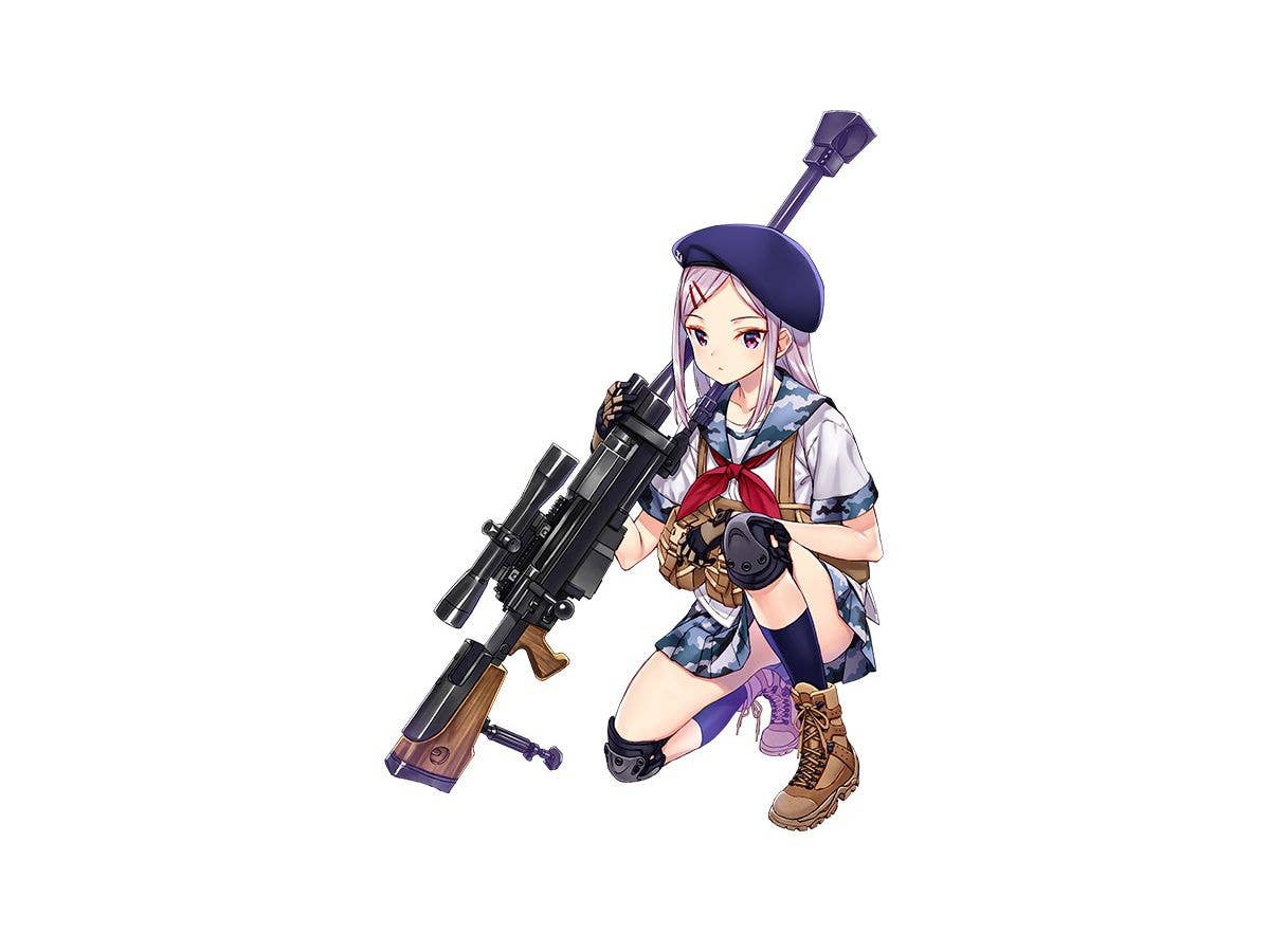 TomyTec Little Armory 1/12 LA052 Hecate 2 Long Range Sniper Rifle | 4543736300403