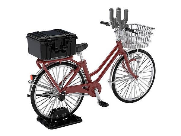 TomyTec Little Armory 1/12 LM005 Commuting Bicycle Defense School Maroon | 4543736312116
