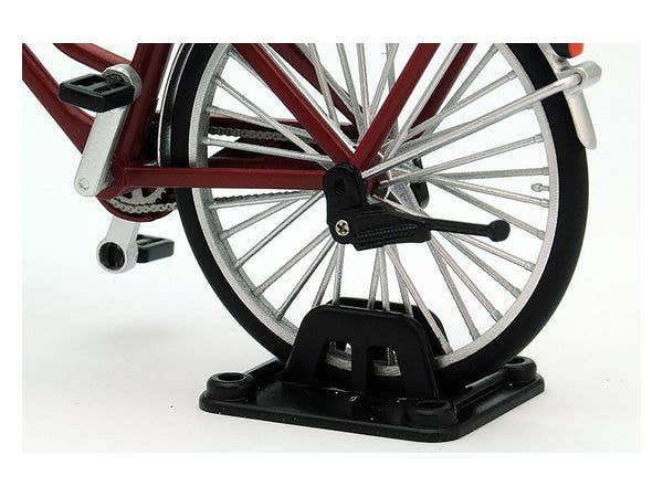 TomyTec Little Armory 1/12 LM005 Commuting Bicycle Defense School Maroon | 4543736312116