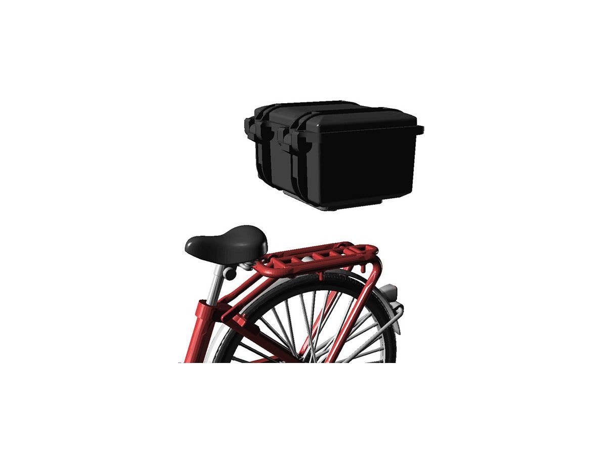 TomyTec Little Armory 1/12 LM005 Commuting Bicycle Defense School Maroon | 4543736312116