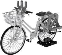 TomyTec Little Armory 1/12 LM006 Commuting Bicycle Defense School Silver | 4543736312123