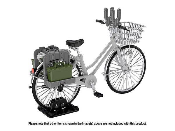 TomyTec Little Armory 1/12 LM006 Commuting Bicycle Defense School Silver | 4543736312123