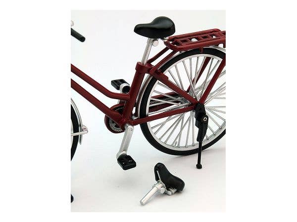 TomyTec Little Armory 1/12 LM006 Commuting Bicycle Defense School Silver | 4543736312123