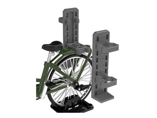 TomyTec Little Armory 1/12 LM007 Commuting Bicycle Defense School Olive Drab | 4543736312178