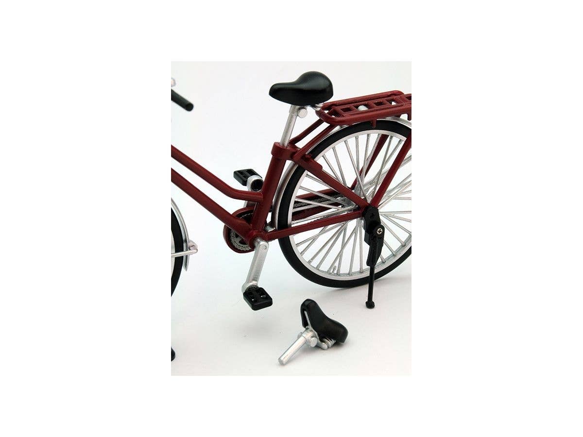TomyTec Little Armory 1/12 LM007 Commuting Bicycle Defense School Olive Drab | 4543736312178